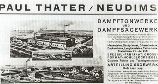 Ziegelwerk Paul Thater, Neudims in Ostpreußen