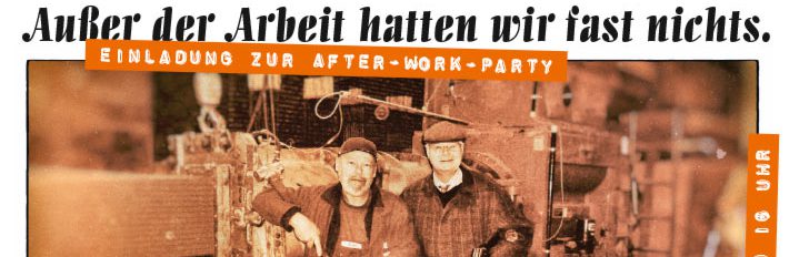 Die Einladungskarte zur Lücking After-Work-Party 2017